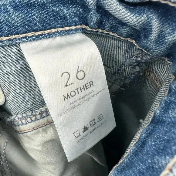 MOTHER The Dazzler Yoke Front Ankle in Wild Calling size 26 B730 - Picture 5 of 6